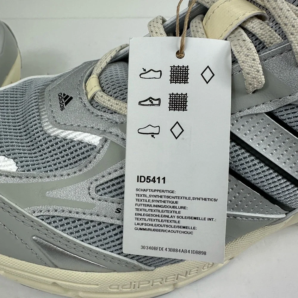 Men Adidas Spiritian 2000 Matte Silver/Silver Metallic/Gray Size 11.5 (ID5411) - Picture 9 of 11